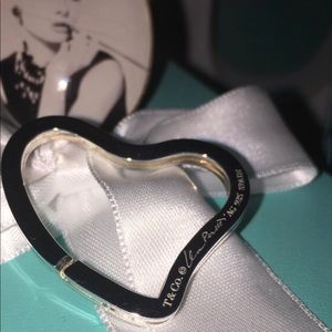 Elsa Peretti Open Heart Key Ring 